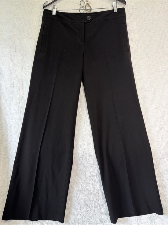 The Limited Pants - The Limited Cassidy Wide Leg Dress Pants Size 10 Black Trousers Slacks Office